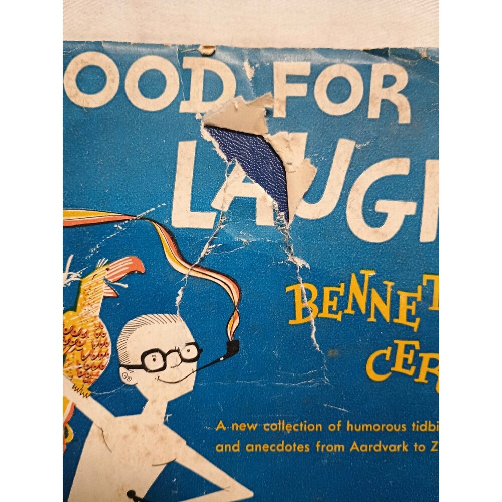 Good for a Laugh Bennett Cerf 1952 Vintage Hardcover Humor Dust Jacket